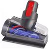 SpeHiate Anti-Groviglio Turbo Spazzola per Dyson V7 V8 V10 V11 V15, Mini Attrezzo Motorizzato Testina di Ricambio per Rimozione di Peli e Forfora sui Tessuti