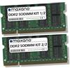 Maxano Memorycity - Kit di memoria RAM da 4 GB (2 x 2 GB) per Acer Extensa 5220 (DDR2 667 MHz SODIMM)