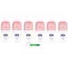 Beni Culinari 6 X Neutro Roberts, deodorante Roll On Fresco, senza sali di alluminio, senza macchie, profumo di monoi e fresia, deodorante unisex, 50 ml + portachiavi Beni Culinari