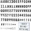 Futuhada Lettere luminose decorative e carte con simboli da 96 pezzi - Lampada da lettere multicolore per casa e feste, set complementare per lightbox cinematografico (senza scatola luminosa)
