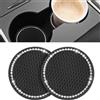 Yzmmxz 2 Pcs Sottobicchieri Auto, Car Coaster, Portabicchieri Auto, Porta Bicchieri Auto