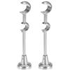VOSAREA 2 Supporti Per Asta Per Tende Staffa Supporto Tenda Doppio Per 2 Bastoni Facile Installazione Stile Vintage Accessori Per Tende E Tendine Per Decorazione Casa