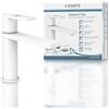 SCHÜTTE SCHTTE Rubinetto da bagno Manhattan 33018, miscelatore monocomando con scarico pop-up, bianco