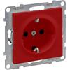 LEGRAND, SEANO 765122 - Presa con contatto di protezione elevata, presa di giunzione, morsetti a innesto, 16 A, 250 V, colore: Rosso