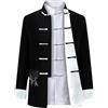 ZMIN Tuta tang doppio, stile cinese, top in hanfu ricamato da uomo, giacca kung fu top da uomo, cappotto anni cheongsam, T-2258, L