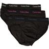 Calvin Klein Confezione 3 Slip Uomo tripack Mutande CK Articolo U2661G 3P Hip Brief, CAQ B Slv sprgs/Pal Pink/Blue dpts LG, M