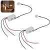 2 Mini Rilevatori Di Movimento 220V IP65 - Sensori IR Per Interni/Esterni Con Timer Regolabile E Fotocellula - Foto 5