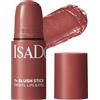 Isadora The Blush Stick 46 Soft Brown - Blush in Stick, Multiuso, Formula Cremosa, Finish Fresco e Naturale, Vegan