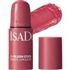 Isadora The Blush Stick 44 Coral Rose - Blush in Stick, Multiuso, Formula Cremosa, Finish Fresco e Naturale, Vegan