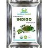 Herbal Magic Organico certificato by ecocert- Indigo Henna neri in polvere/Herbal Hair Dye - Go nero/marrone naturally-only di erbe magic-complete kit-ecocert/GMP/Halal/ISO cert