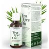 BIOLYN FARMACEUTICI BIOLYN Tea Tree Oil 20ml - Olio Essenziale Puro di Melaleuca - Naturale al 100% - Ideale per Pelle, Capelli e Aromaterapia - Made in Italy - Qualità Farmaceutica