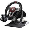 Flashfire Suzuka 900R set volante con pedali frizione e cambio H per PC, PS3, PS4, Xbox 360, Xbox One e Nintendo Switch