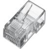 Link PL414 Connettore Plug Telefonico RJ10, 4 Conduttori, 4 Posizioni