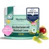 Herbiovit Ippocastano con crema per foglie di vino, per gambe stanche, vene varicose, 250 ml, crema di castagna con foglie di vino rosso e olio di menta piperita a base di aloe vera, 100% cosmetico