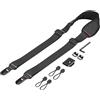 SMALLRIG Tracolla Universale per Fotocamera, Tracolla Regolabile da 110cm a 160cm con Piastra a Sgancio Rapido Connettore Rapid Link per Fotocamere DSLR - 2428