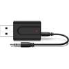 Wodgreat Trasmettitore e Ricevitore Bluetooth 5.0,Adattatore Wireless Bluetooth Trasmettitore con 3.5mm Audio,Schermo LCD,Chiamate in Vivavoce,Bassa Latenza per TV PC Cuffie Stereo Altoparlanti Auto