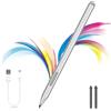 Milikilo Penna Stilo per Microsoft Surface Pro12/11/10/9/8/X/7+/6/5/4,Surface Go 4/3/2/1,Surface Laptop1-5/Studio/Book3/2/1,Riconoscimento del Palmo Mano,Funzione Inclinazione,1024 Pressione (Argento)