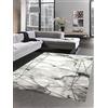 CARPETIA Tappeto Soggiorno Design Moquette Aspetto Marmo Grigio Größe 80x150 cm