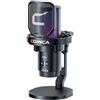 Comica EJoy Uni - Microfono USB per PC, gaming, streaming, Podcast Studio, PS4/PS5/MAC - con riduzione del rumore, controllo RGB, muto, controllo guadagno, monitoraggio, colore: Nero