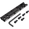 ACEXIER Guida Picatinny/Dovetail da 10 cm Guida a basso profilo Montaggio guida Weaver Picatinny da 20 mm