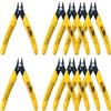 HOUSERAN Confezione da 10 pinze per taglio a filo, micro pinze da 12,7 cm con molla, tronchesi a taglio laterale, mini tronchesi per la creazione di gioielli, modelli in plastica, fascette con zip,