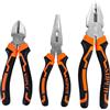 YHNDECO Set di Pinze Combinata 3 pezzi Pinza a Pressioni Pinza per Gioielli Pinza a Becco Lungo Pinza per Perforare Pinza Professionale Pinza per Estensioni Per Professionisti del Fai da Te DIY Riparazione
