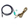 1neiSmartech Cavo Aux Universale Ingresso Jack Femmina Compatibile con Renault Clio Megane Modus Scenic Twingo Autoradio Update List + Cavo Besync Rivestito Nylon