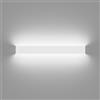 Klighten Applique da Parete Interno Moderno LED 83CM Lampada da Parete 30W Bianco Freddo 6000K Lampada da Muro per Camera da Letto Soggiorno Corridoio Scale (Bianco)