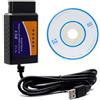 Alchiauto ELM327 ELM 327 USB OBD2 V1.5 Cavo Diagnostico Interfaccia Scanner