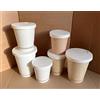 Nicoletti 50 Pz Bicchieri Carta Medio Grandi per bevande calde o fredde Te Caffe americano Cappuccino Brodo Tazze da asporto con coperchio opzionale 180 SC A