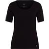 BRAX Style Cora T-Shirt, Nero (Black 02), 42 Donna