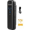 Generico Fotocamera sportiva HD 1080P - Registratore portatile tascabile per visione notturna | Telecamera DV indossabile wireless con clip per la sicurezza personale, registratore HD compatto per sport, viagg