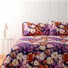 Bassetti Parure copripiumino matrimoniale 250x200+40 con 2 federe 50X80 - ESCLUSO LENZUOLO SOTTO (Garden FLOWERS)
