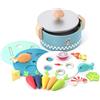 Vilac Popotte Minus Cucina ed Educativo in Legno Bebè dai 18 Mesi Gioco Educativo | Utensili in miniatura inclusi | stimola immaginazione e imitazione | adatto a piccole mani | idea regalo nascita originale