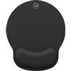 Mobility Lab ML312736 - Tappetino per mouse ergonomico - Tappetino per mouse con poggiapolso per destrorsi e mancini, precisione assoluta, flessibile, antiscivolo, pulizia Facil - nero