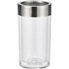 Bambelaa! Refrigeratore per vino e spumante, in plastica, a doppia parete, con anello in acciaio inox, ca. Ø 12 x H 19,5 cm