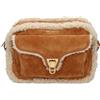 Coccinelle HANDBAG SUEDE L/ECO SHEARLING/GRA.L