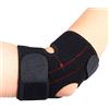 ZJchao gomitiera in neoprene, gomito gomito gomito del tennista gomito fitness gomito protezione gomito con doppi stabilizzatori, gomito regolabile in neoprene gomito gomito del