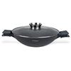 Tognana Ambiziosa Wok 2 Manici 32cm con Coperchio Aroma e Presine in silicone
