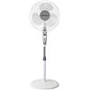 Orbegozo SF 0147,ventilatore a piantana, 50 W, 3 velocità di ventilazione, oscillante, altezza regolabile, silenzioso, griglia di protezione, dimensione pala 40 cm, colore bianco