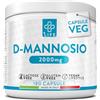 +LIFE D Mannosio Puro 2000mg 180 Capsule PiùLife, 3 Al Giorno, Integratore Vie Urinarie Donna, Integratore Cistite, Benessere Quotidiano, Sostituto Al Mirtillo Rosso