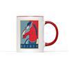 SMARTYPANTS BoJack Serie TV Horseman Head Mug - Tazza in ceramica per caffè, tè, bevande calde, regalo (manico rosso)