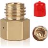 EFUTURETIME Adattatore Convertitore per Sodasteam TR21-4 Convertito per Bombola Quooker Cube (TR21-3), Ottone