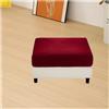 ILiemao Copri Ottomano Rettangolare/Quadrato 30 x 40/45x55/60x70/100x120 cm Copri Pouf Elasticizzato Copri Sgabello Rettangolare/Quadrato(G14,70-80 cm/28-32 in)