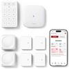 X-Sense Sistema di Allarme WiFi con App per Casa e Appartamento, Sistema di Allarme Smart con Sensore per Porta e Finestra, Sensore di Movimento, Tastiera con Tasto Panico, Incluso Stazione Base, AS08