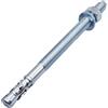 SKIR'CO Ancora a cuneo zincata M16 x 220 mm, tasselli in metallo, bullone di ancoraggio, ancoraggio per muratura, ancoraggio per calcestruzzo, 1 pezzo