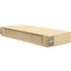 Outsunny Tavolo da Picnic Pieghevole con Foro per Ombrellone in Alluminio e Legno, Tavolino Campeggio Portatile con Sedie Integrate