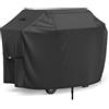 Armorget Copertura Barbecue Impermeabile (147x61x122cm) in Oxford 600D con Fibbie Regolabili, Cordino, Antivento, Anti-UV, Copri Barbecue da Esterno, Telo Copri Barbecue Esterno