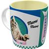 Nostalgic-Art Tazza da caffè retrò, Better Together Cats - Idea regalo per proprietari di gatti, in ceramica, design vintage con detto, 330 ml