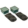 Kenekos - TOP-Set di filtri 2x Filtro antiodore/Filtro al carbone attivo/Filtro AGF + 2x Filtro HEPA/Microfiltro/Hepafilter adatto per Vorwerk Folletto Kobold VK 130 131 SC VK130 VK131